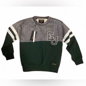 Finger in The Nose Kids Collegiate Sweater EU Green and Silver New